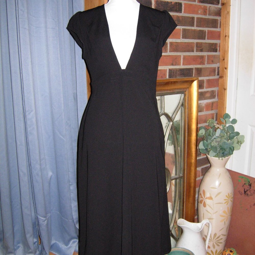 Kimchi Blue Black Deep Plunge Dress 4